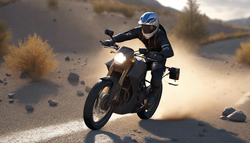 adjusting cornering technique off road