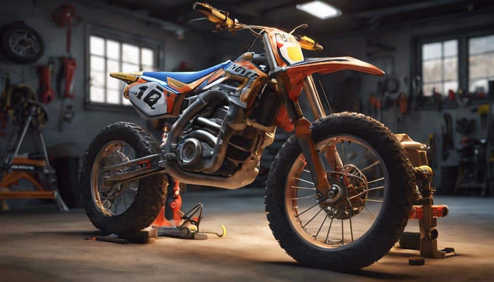 adjusting dirt bike suspension