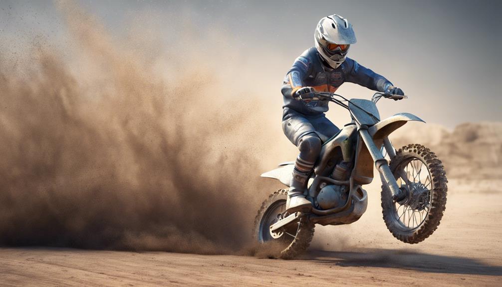 body positioning in dirt biking