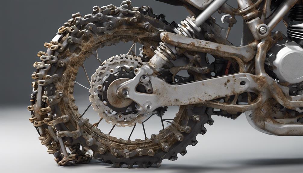 clean chain before lubricating