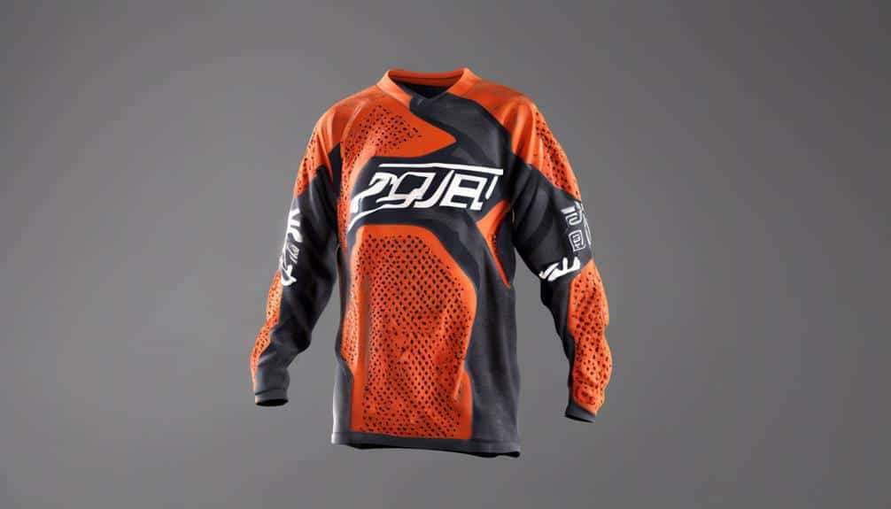 common materials for dirt bike jerseys