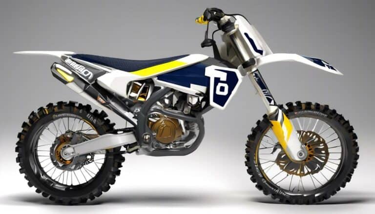 comparing husqvarna dirt bike models engine size and suspension