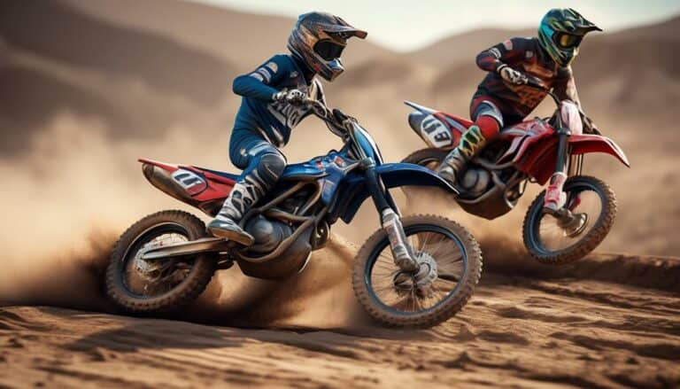 comparing two stroke dirt bikes
