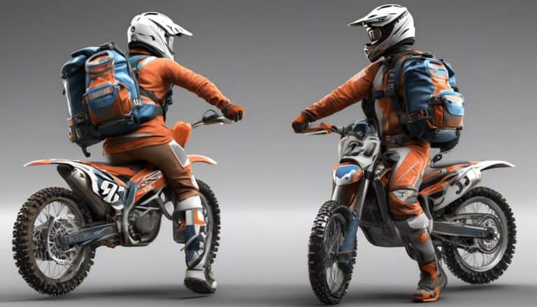 designing secure dirt bike hydration packs