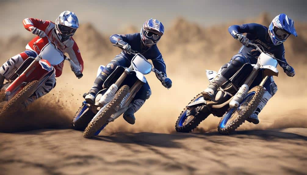 dirt bike braking dynamics