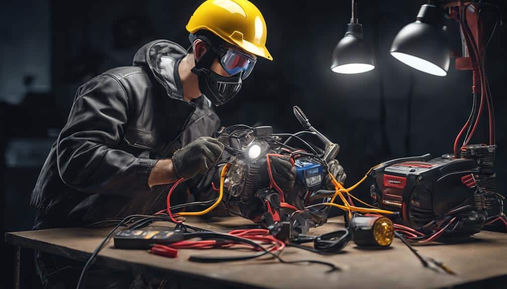 What Precautions Should I Take When Inspecting A Dirt Bike's Electrical