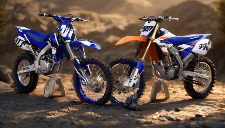 distinct dirt bike model features