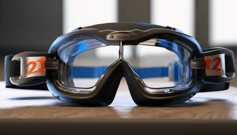 distinguishing dirt bike and sports goggles