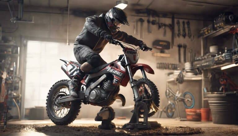 diy dirt bike suspension