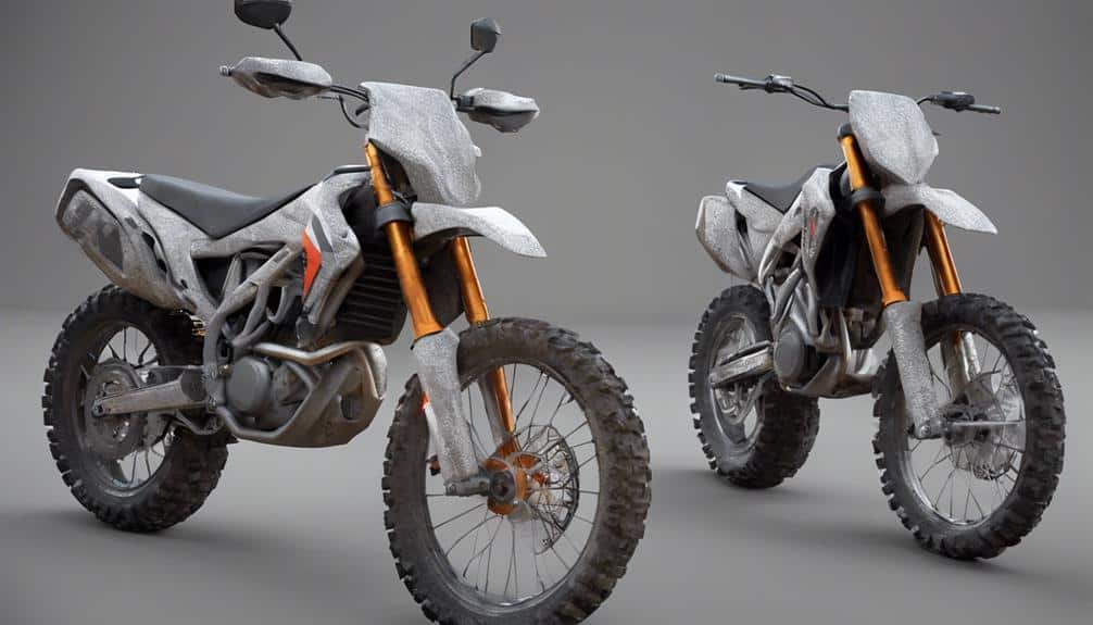 enduro dirt bike features