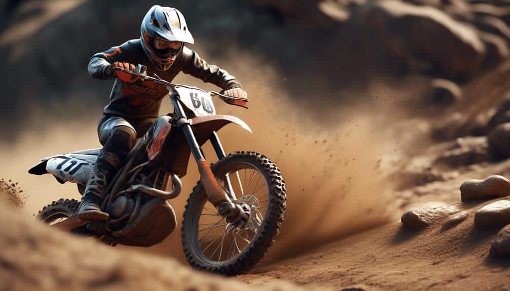 enhancing dirt bike braking