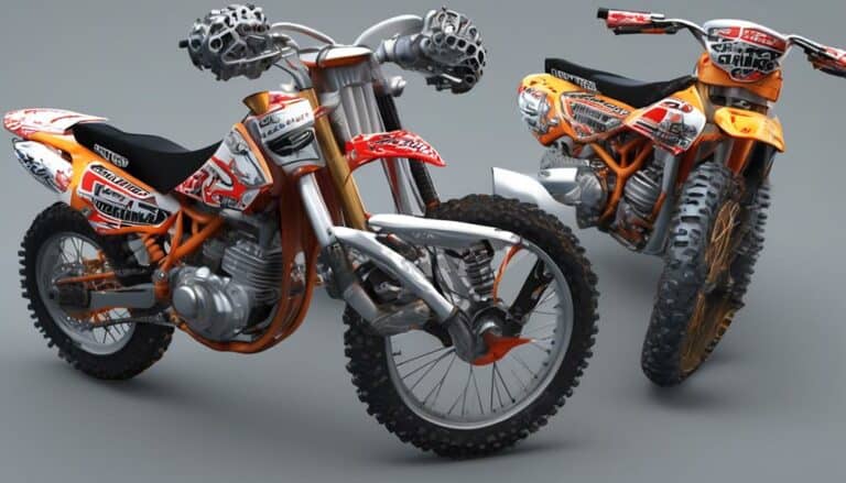 four stroke dirt bike features