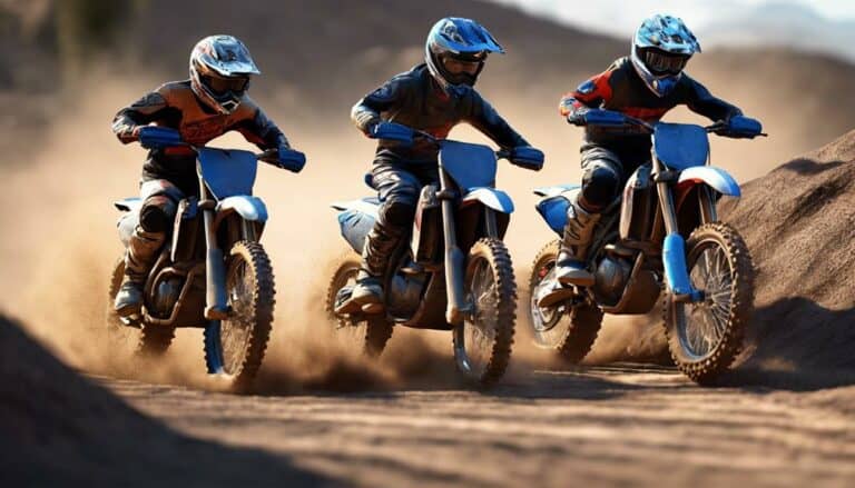 group dirt bike riding