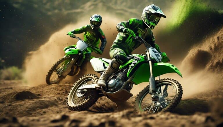 kawasaki dominates dirt bikes