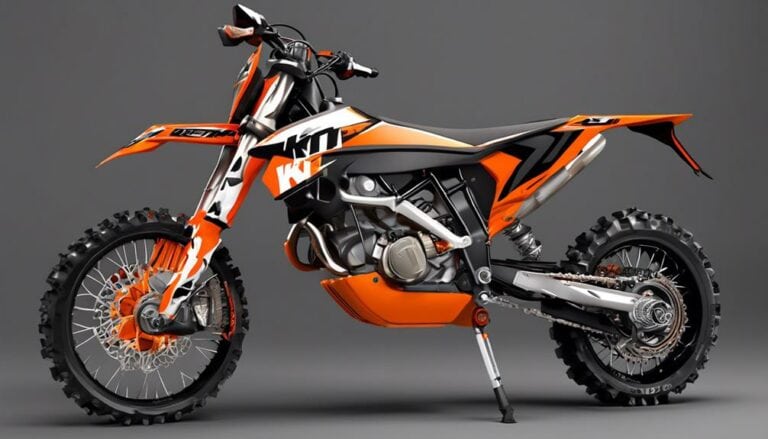 ktm dirt bike tech features