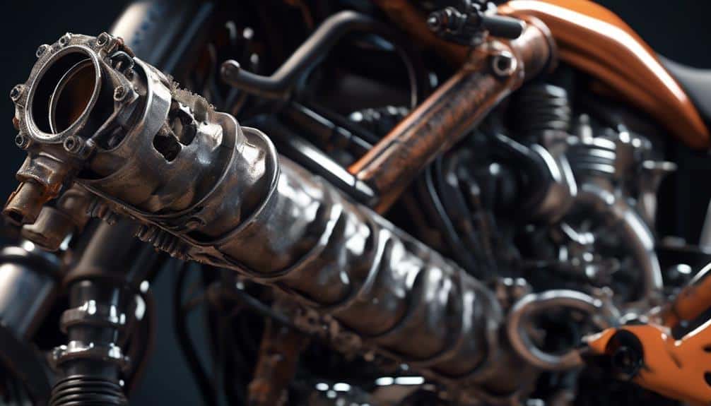 maintaining two stroke dirt bike exhaust system