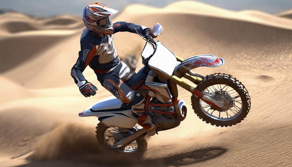 mastering dirt bike braking