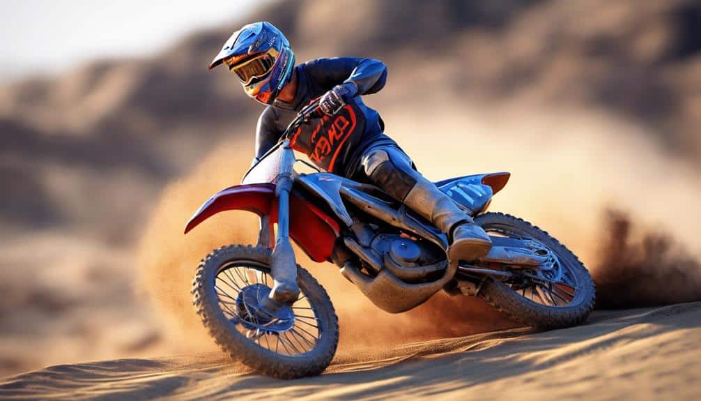 mastering dirt bike turns