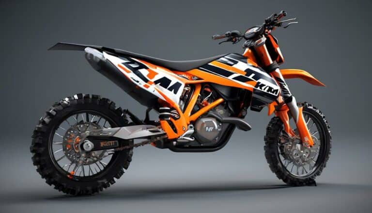 performance enhancing features of ktm dirt bikes