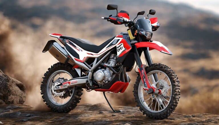 powerful four stroke enduro bike