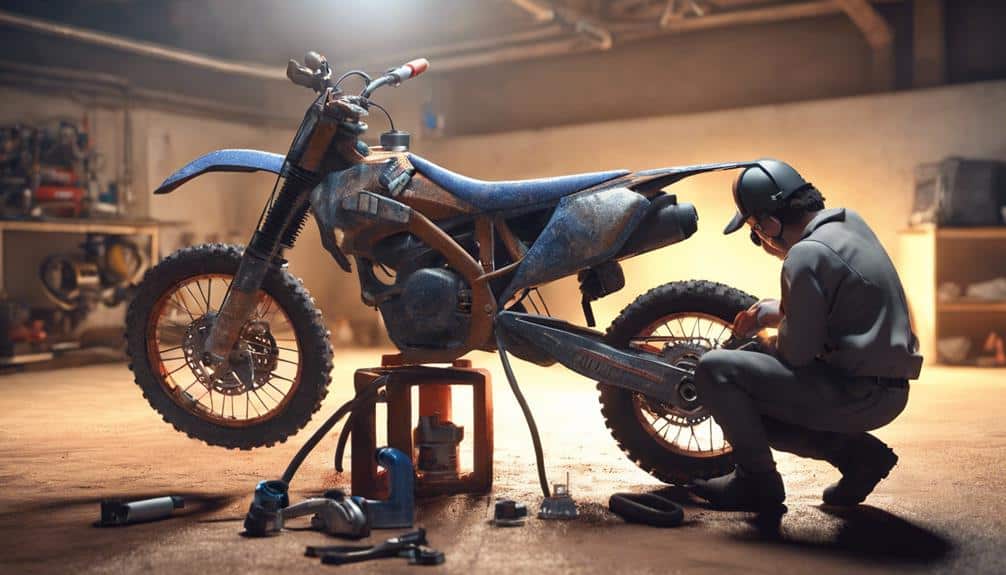 prevent dirt bike overheating