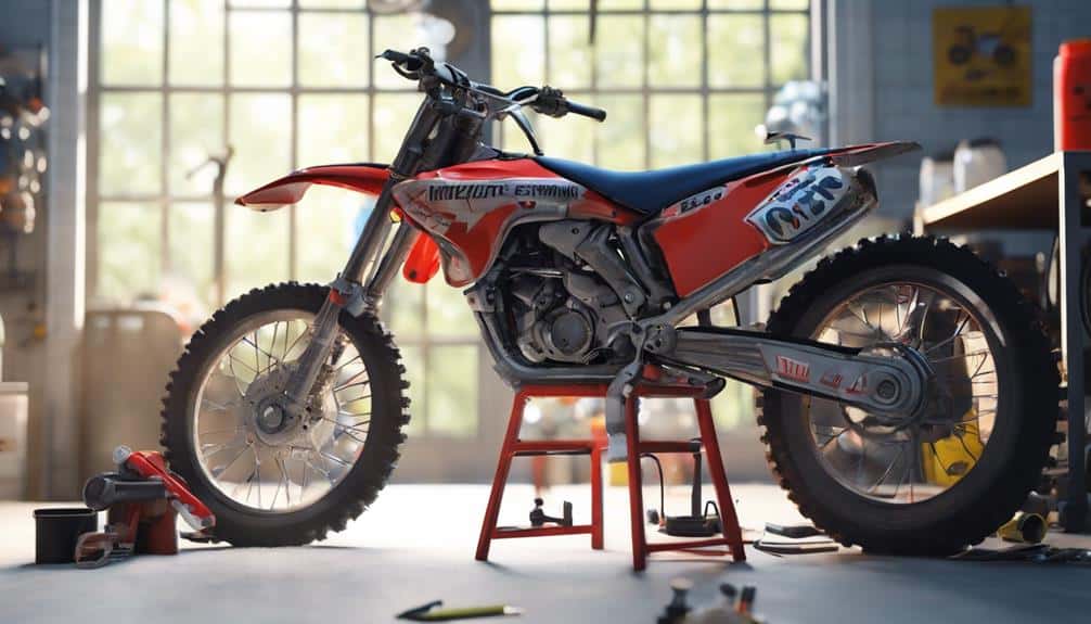 regular motocross bike maintenance