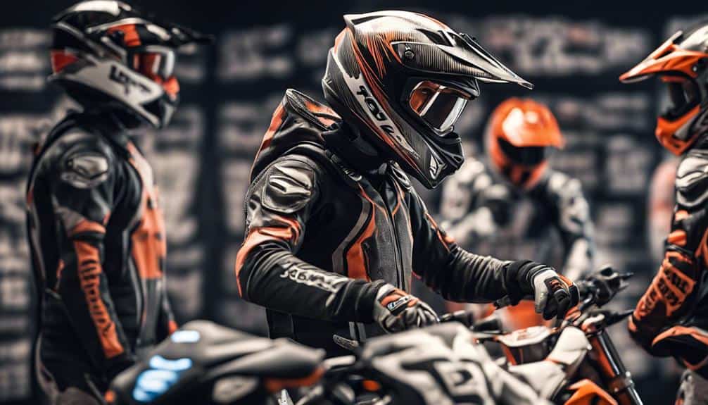 selecting dirt bike gear