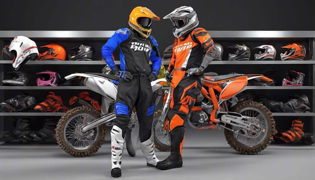 selecting dirt bike gear